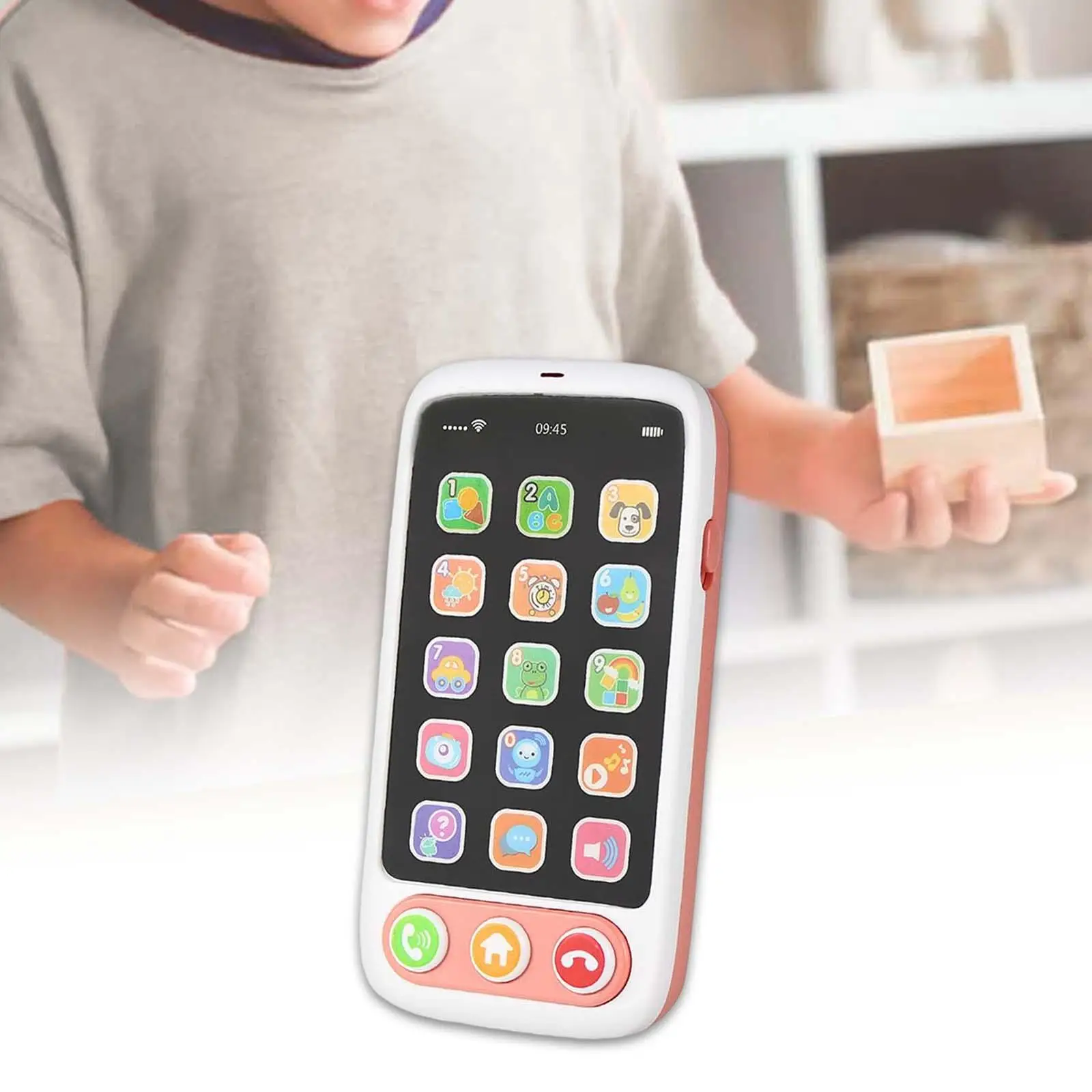 Mini jouets de téléphone pour garçons, jouets musicaux d'apprentissage, smartphone, cadeau d'anniversaire