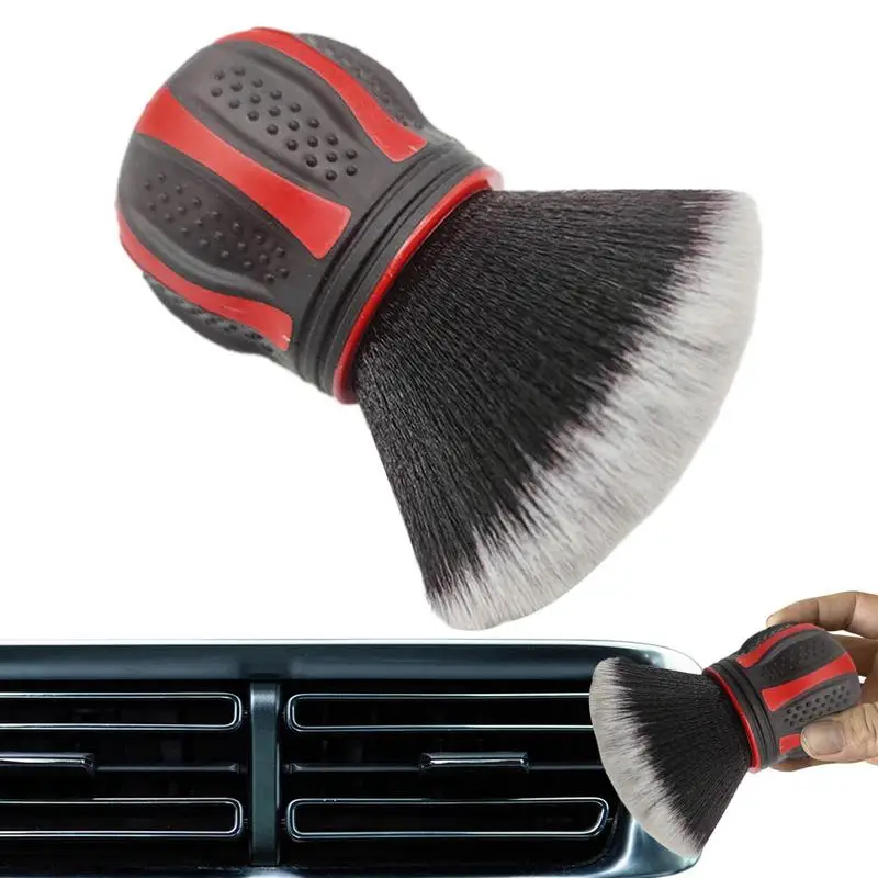 

Ultra-Soft Car Detailing Brush Super Soft Auto Interior Detail Brush synthetic hair for cars seat leather cleaning