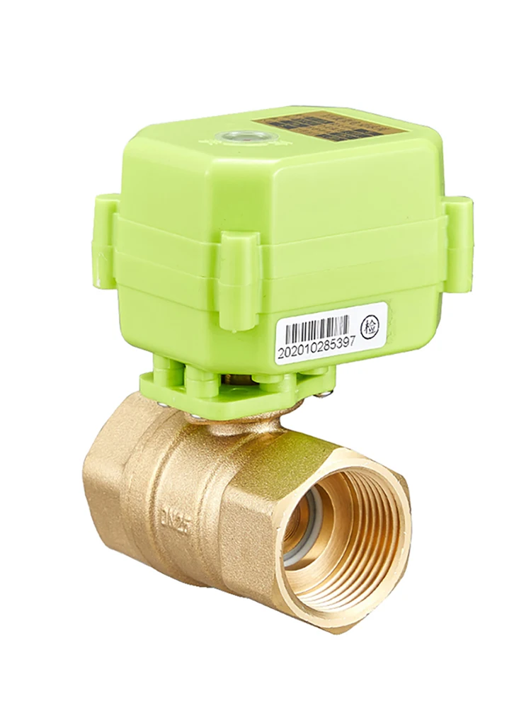 Motorized Ball Valve Signal Feedback IP65 Brass Ball Valve With Drive Electric Ball Valve Water Valve AC/DC 12V 24V 220V