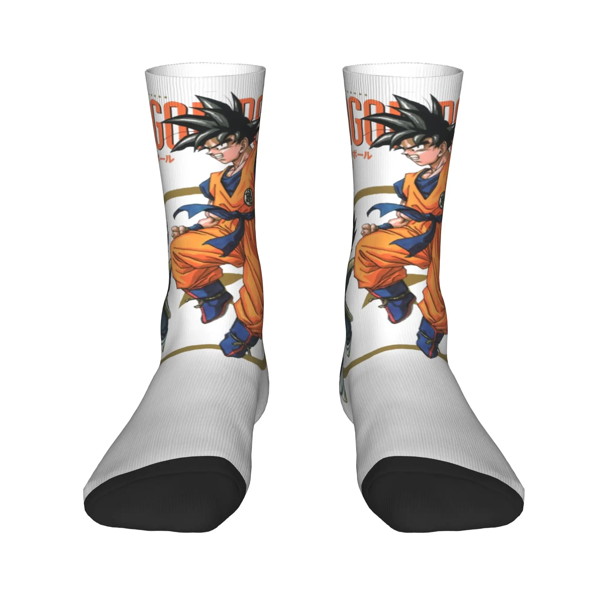 D-Dragon-Ball-L DragonBallZ Crew Socks for Women Men All Season  Soft Crew Socks Sweat Absorbing