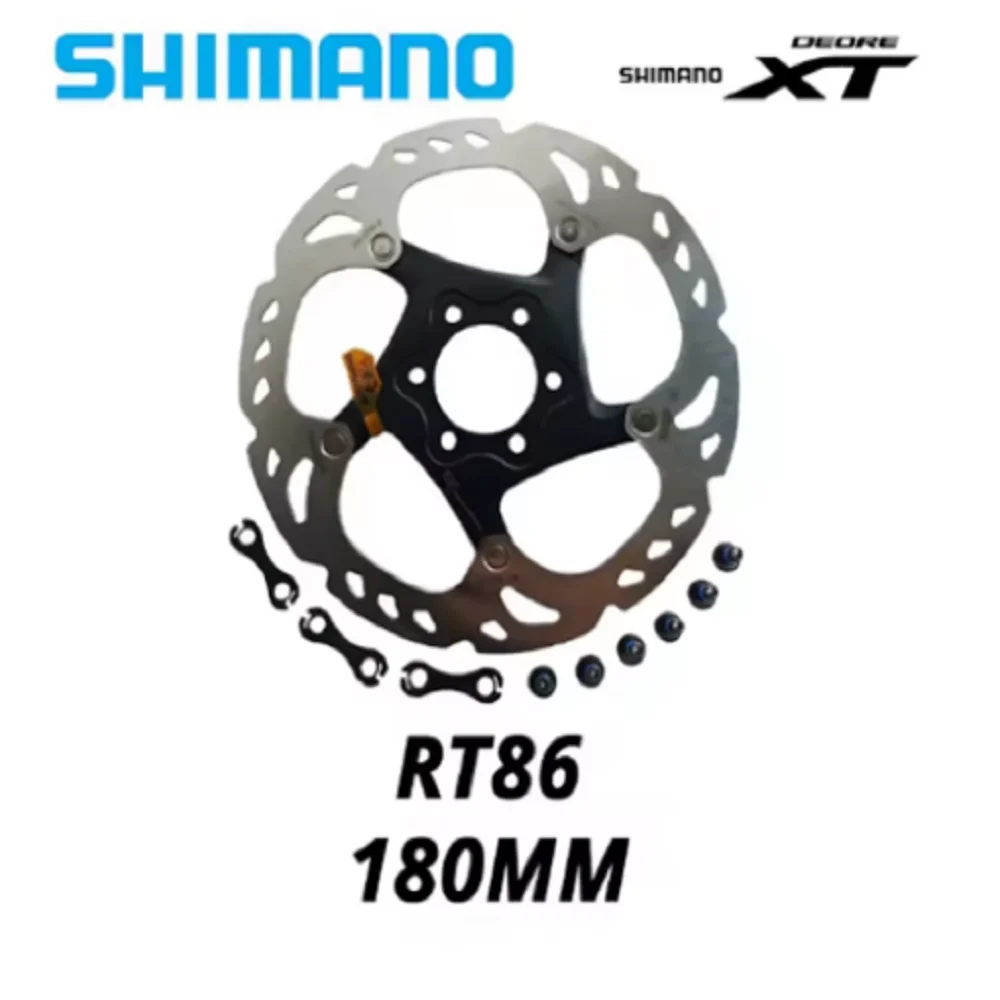 SHIMANO XT SM RT86 tecnología de punto de hielo disco de freno 6 pernos M8000 disco de bicicletas de montaña SHIMANO RT86 160MM image 4