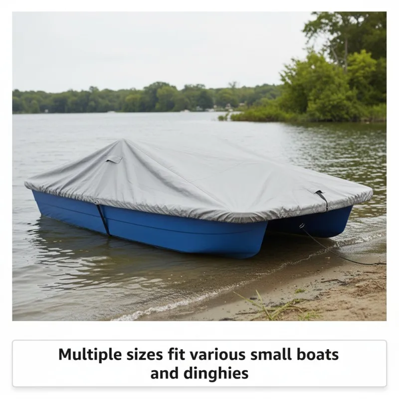 Heavy Duty Waterproof Pedal Boat Cover For 3 To 5 Person Paddle Boats With Storage Solution And Easy Cleaning