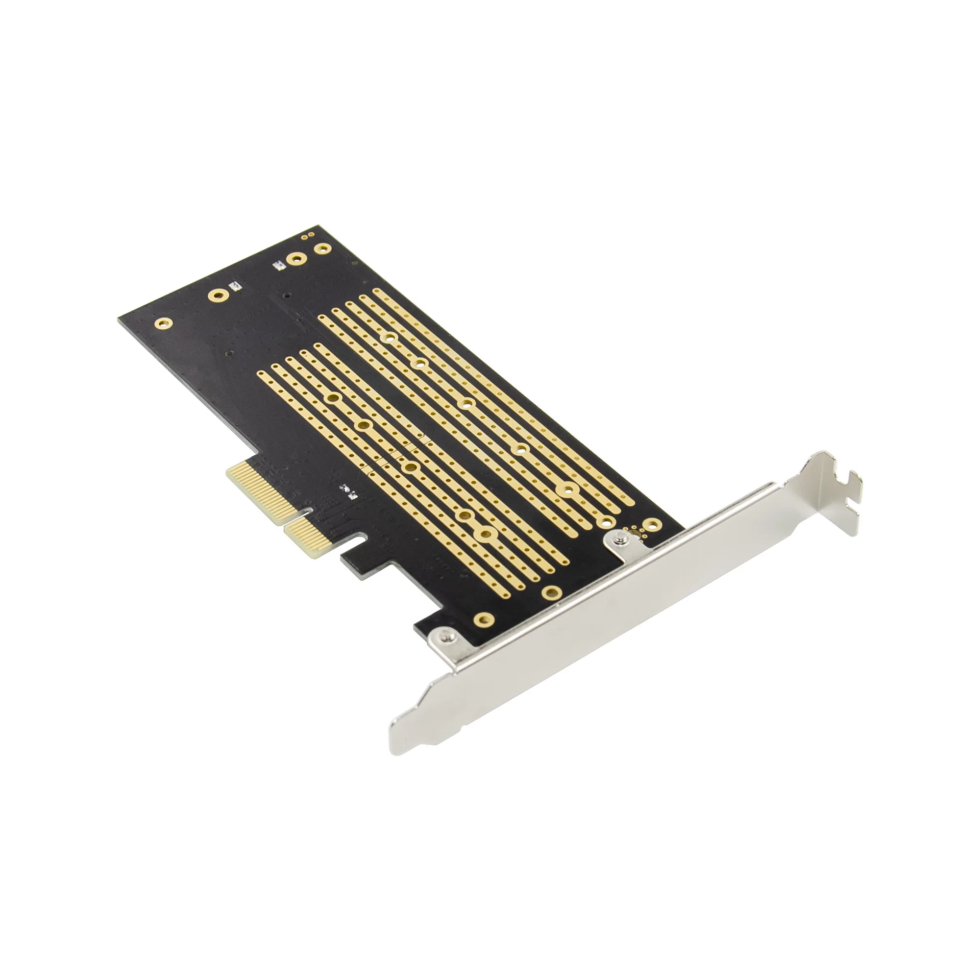 5PCS PCIe X4 M.2 B Key M Key NVMe SSD NGFF PCIe Riser Adapter