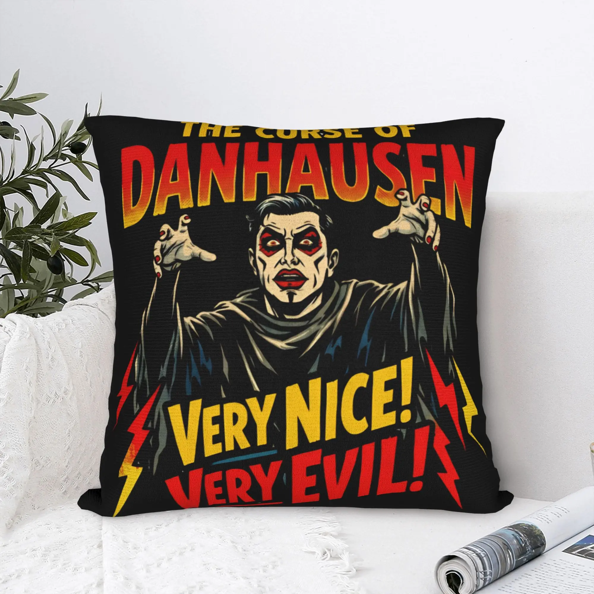 Danhausen Wrestlers Wrestling Square Pillow Case Nice Evil Cushion Covers Custom Zipper Decorative Pillowcover for Car 40*40cm