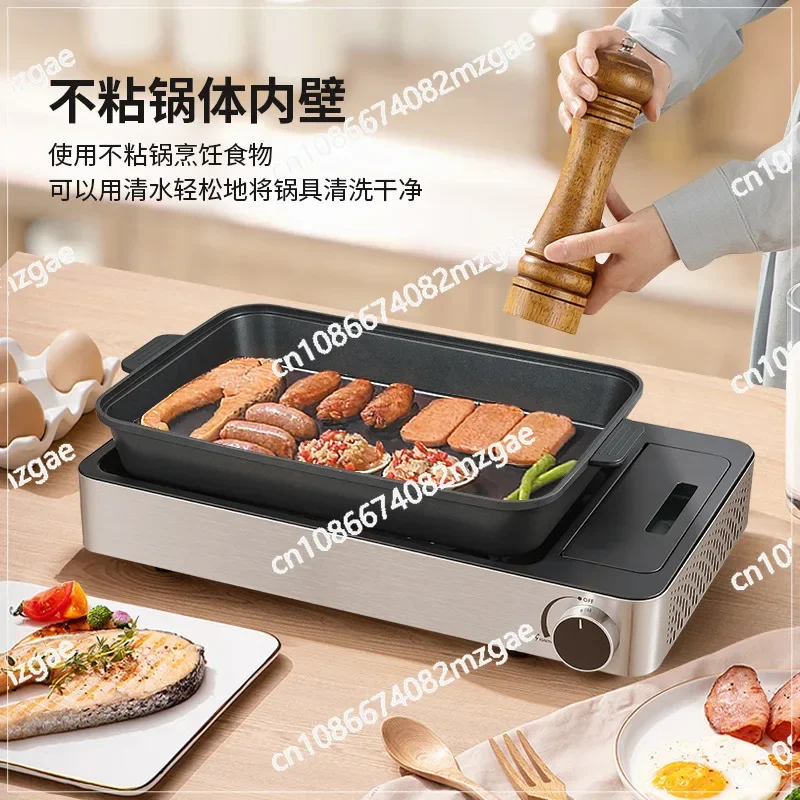 Commercial Low Wattage Table Portable Steak Yakitori Yakiniku Smokeless Pan Indoor Mini Barbecue Machines Electric Grills