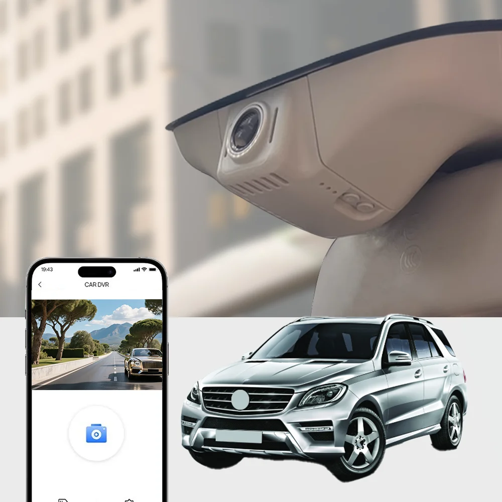 

4K HD WIFi Plug en Play Auto DVR Dash Cam For Mercedes Benz ML ML300 ML320 ML350 ML400 GL350 ML350 4MATI DashCam Accessories