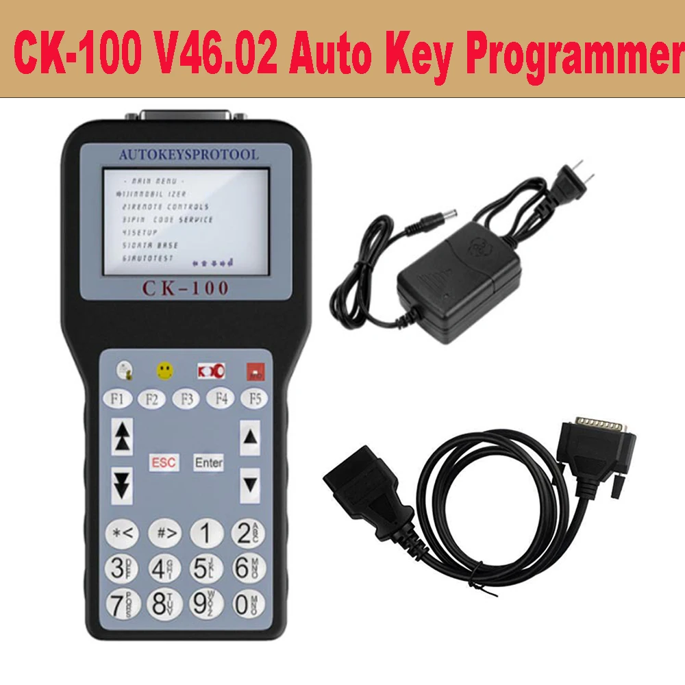 CK-100 V46.02 Auto Key Programmer No Tokens Limited for Toyota for Honda for Ford Newest generation of the SBB CK100 PK ZEDBull