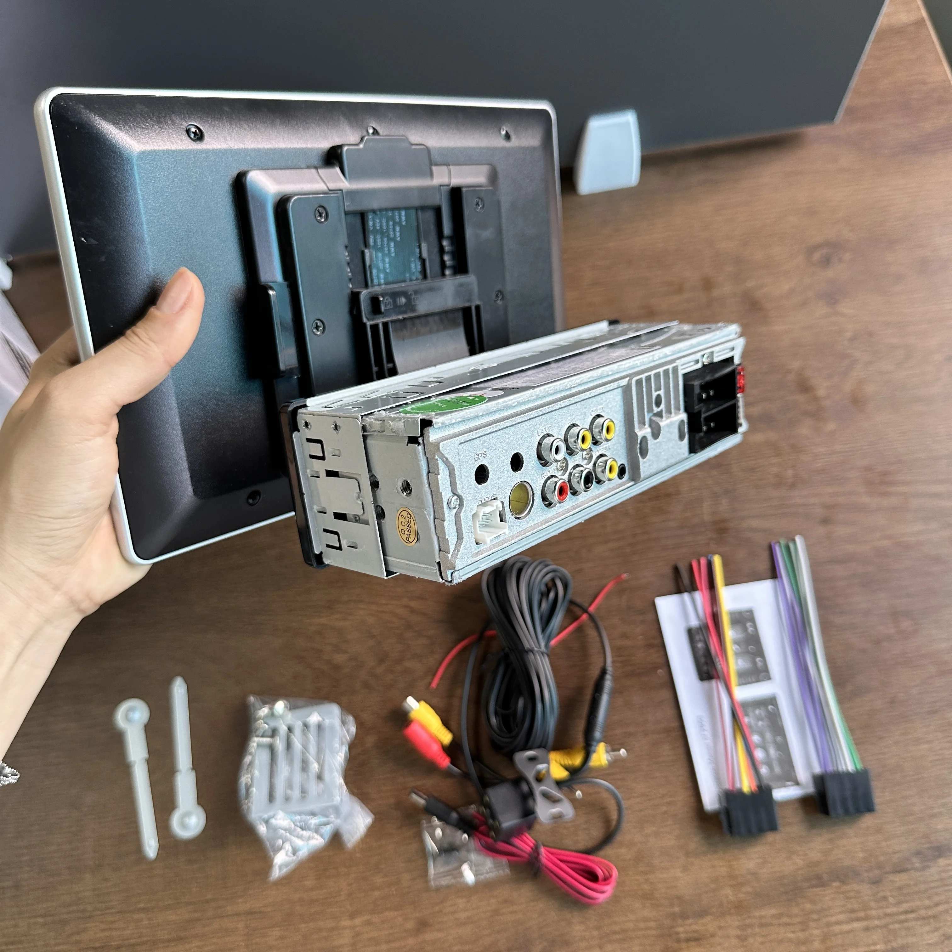 자동차 스테레오 10인치 1딘 MP5 멀티미디어 오디오 카플레이 터치스크린 싱글 딘 카 플레이어