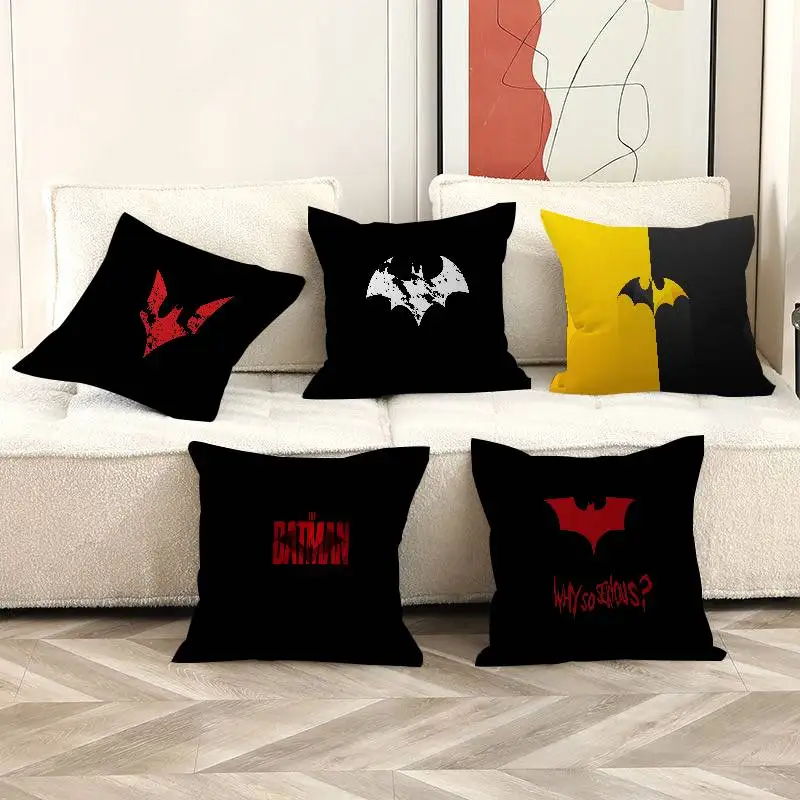 B-Batmans Pillow Cover for Bedroom Room and Living Room Sofa Decorative Cushion Cover