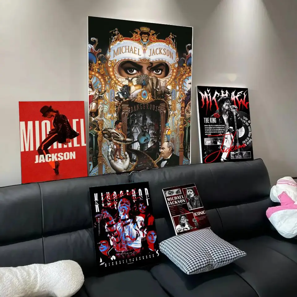 Singer M-Michael Jackson Poster Modern Aesthetic Wall Art Print