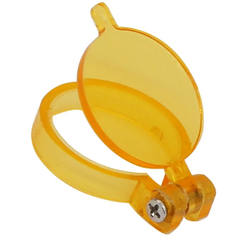 AT77 1 قطعة مرشح أصفر ل LED رئيس ضوء مصباح الأسنان Loupes مفيدة مختبر الإضاءة البصرية مجهر المكبر الملحقات