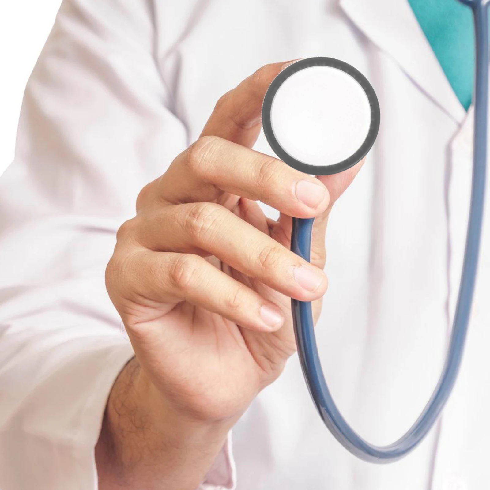 

1 Set Stethoscope Ear Tip Replacement Kit Soft Comfortable Gourd Shape For Pediatric Cardiology Accessories Diaphragm Cover