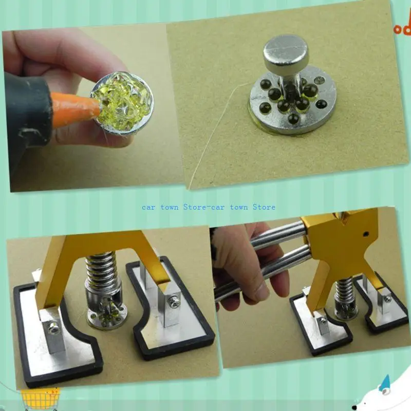 

RXJE Plastic Extractor Tabs 8 Size Auto Body Dent Repair Tool