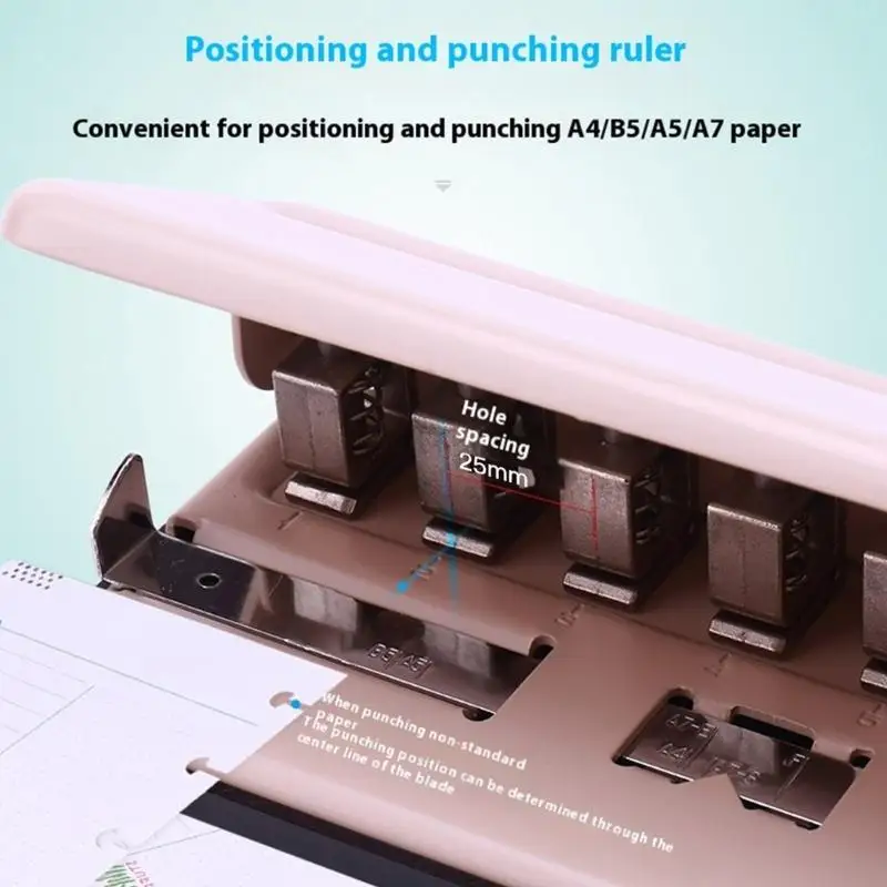 디스크 바인딩 노트북 플래너 스크랩북 K1KF 용 버섯 디스카운드 홀 펀처