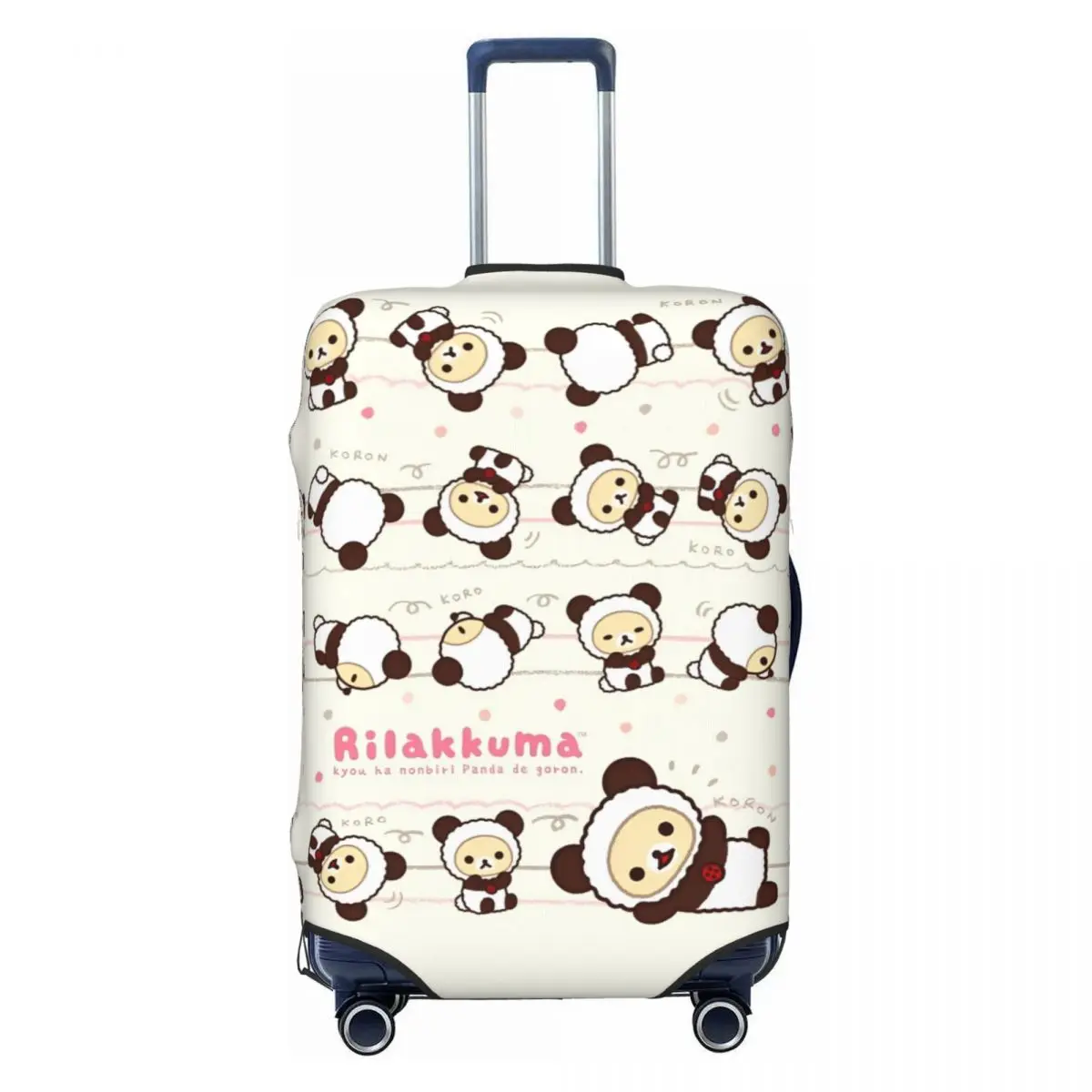 

Чехол для чемодана Rilakkuma с рисунком медведя, животного, деловой полет, аксессуары для багажа, защита