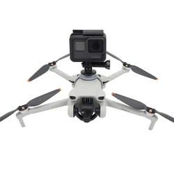 Top Expansion Adapter Holder Bracket with 1/4 Screws Camera Mounting Kit for DJI Mini 3 / Min 3 Pro Drone Accessories