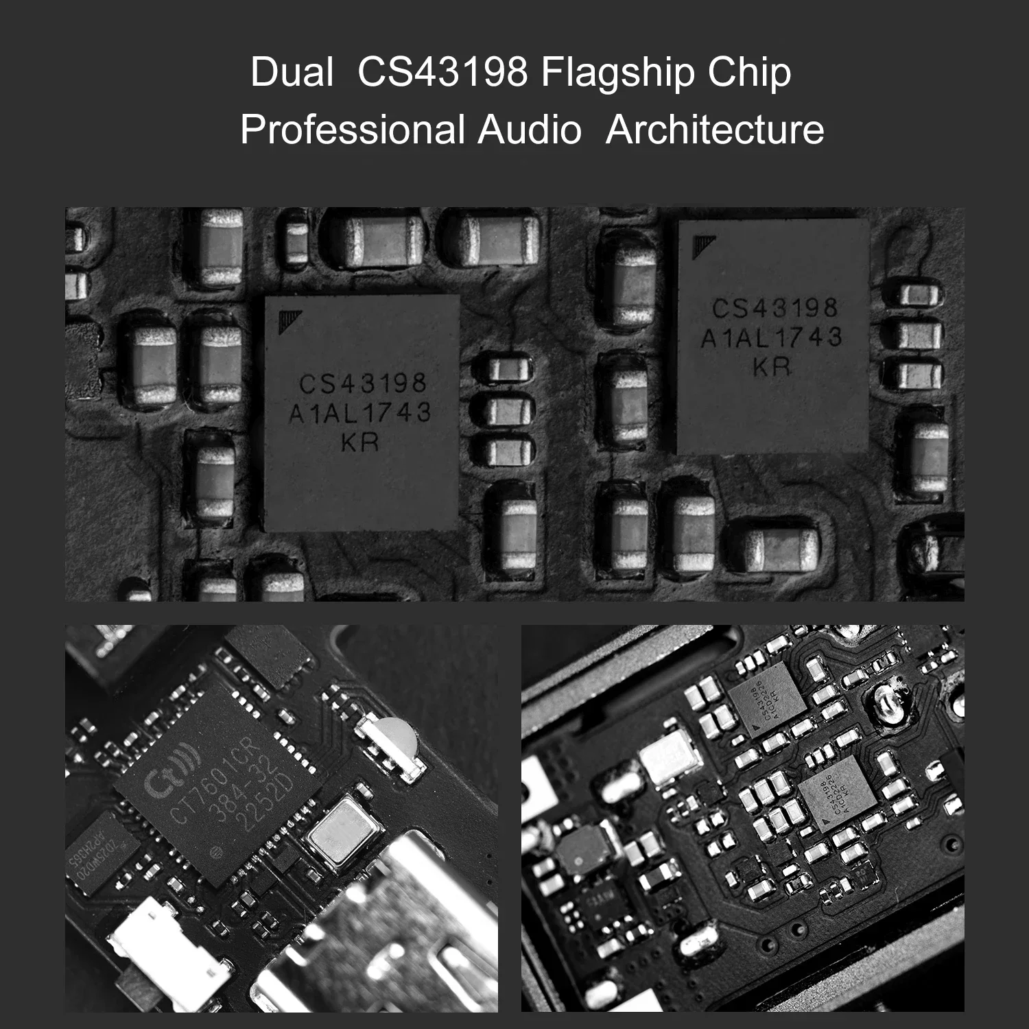 DUNU DTC480 HIFI Portable DAC AMP Headphone Amplifier Dual CS43198 DSD 256 32bit 384kHZ TYPE-C 3.5mm 4.4mm Output