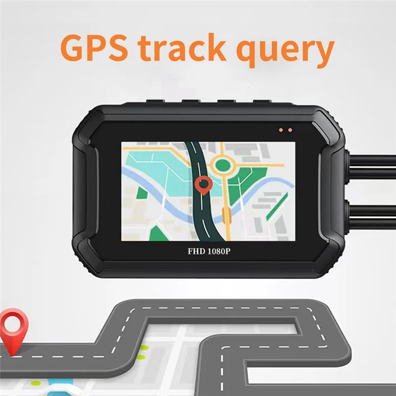

Classy-1080P Dual Motorcycle Camera With Waterproof HD Video Driving Recorder HD Video Recorder For Motorcycle Driving