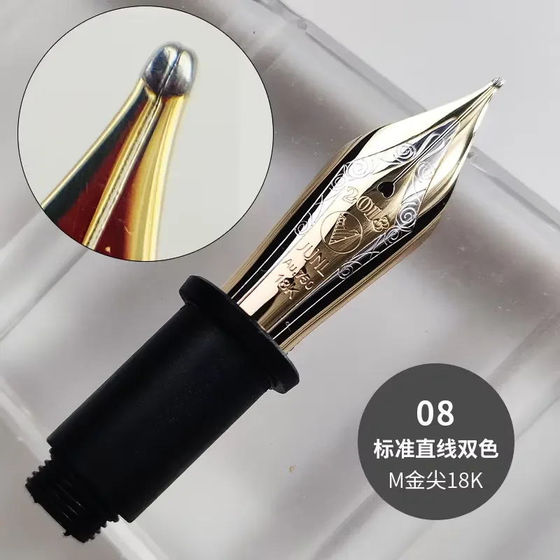 Hot Wingsung Junlai Large No.9 18K Gold Nib Grip Section for Fountain Pen 930 Standard Heartbeat JF F M B Nib Luxury Writing
