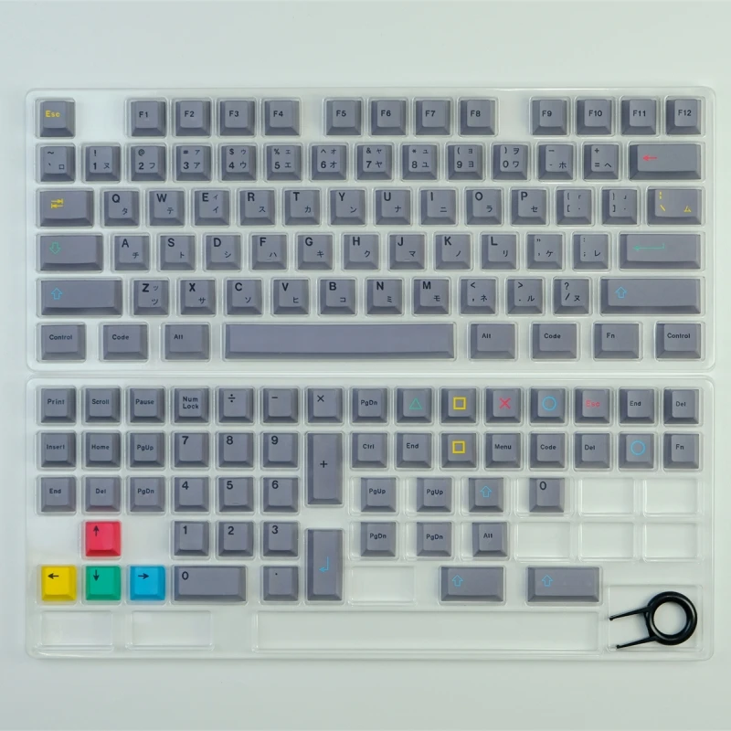 Gmk dualshotキーボードキャップ,昇華型印刷,129キー,Pbt,361,64,68,84