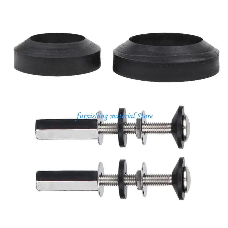 

Y5GD Professional Toilet Bowl Mounting set with Extended & Rubber Seal for Home
