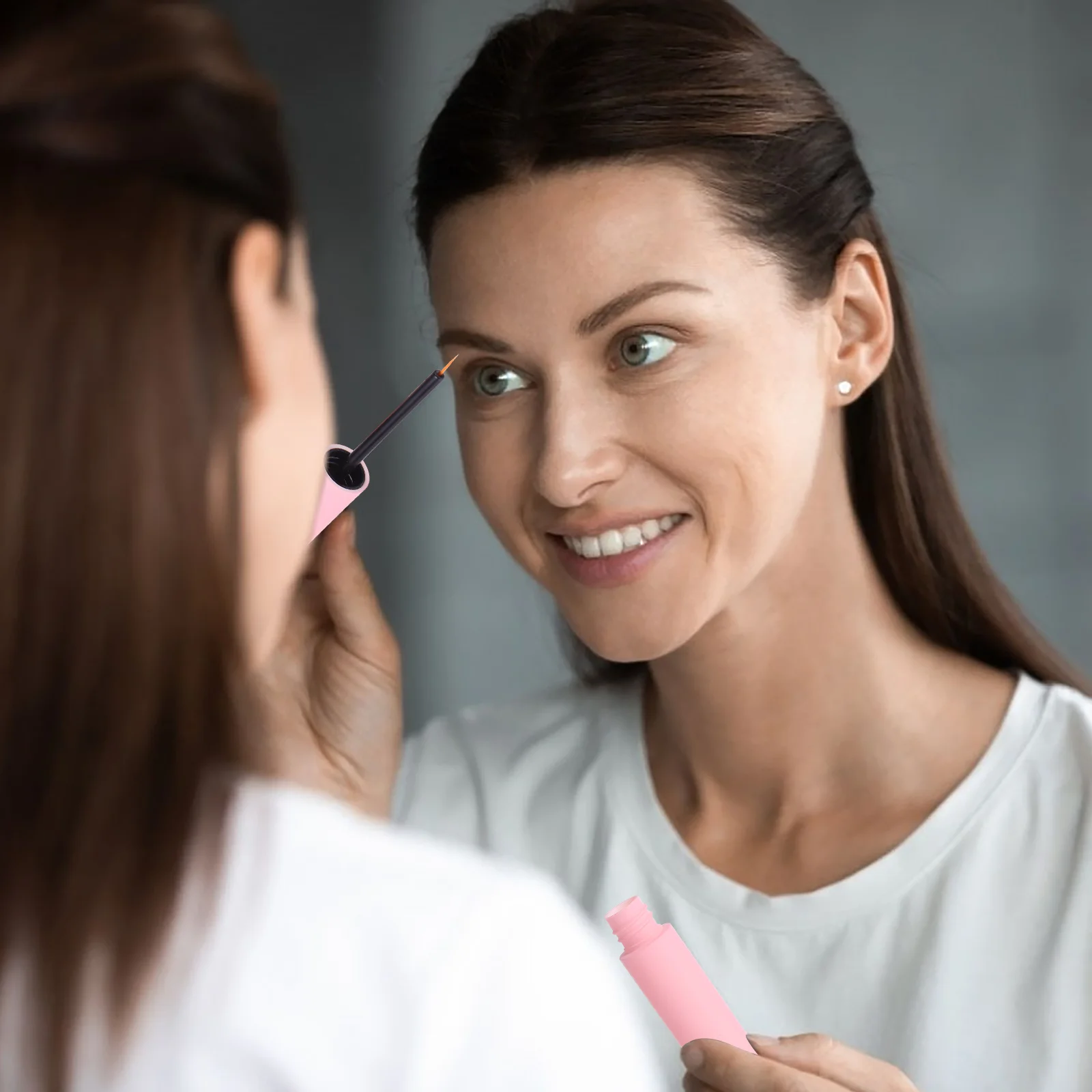 หลอดแปรงปัดขนตาเปล่า 10 ชิ้น ทนทาน เติมได้ พกพาสะดวก สำหรับใส่มาสคาร่า ครีม หรือสารบำรุงขนตา