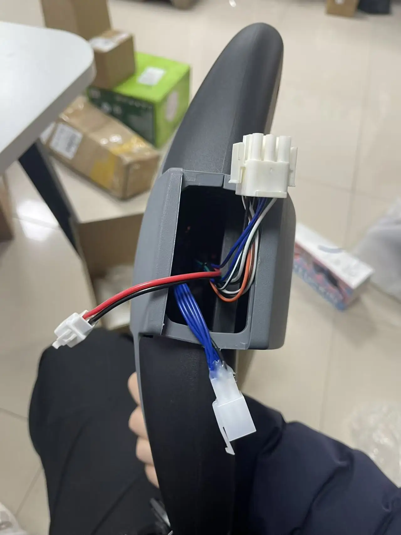 الصين صنعت TEMO-600 FREI مقبض رافعة شوكية شاحنة البليت