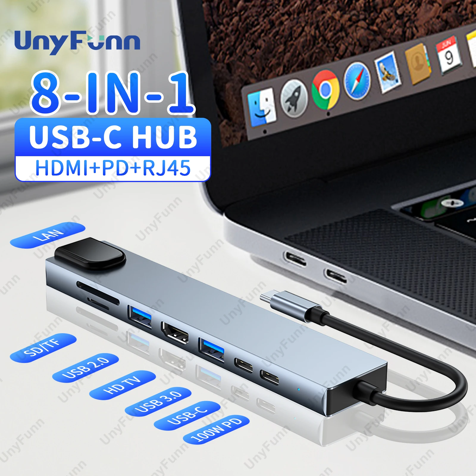 8In1 Usb C Hub Dock…