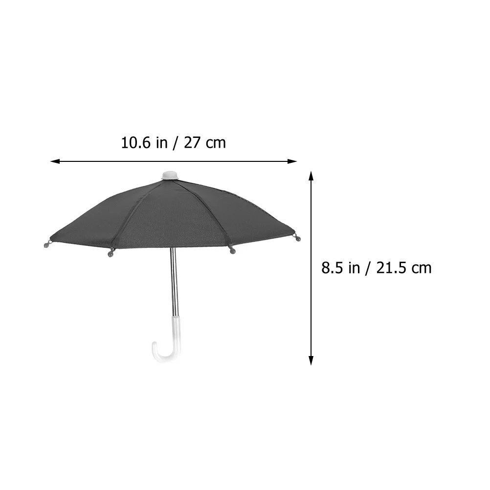 

2Pcs Mini Phone Umbrellas Outdoor Portable Mobile Sunshade Covers Waterproof Durable Phone Sun Protection for Bikes