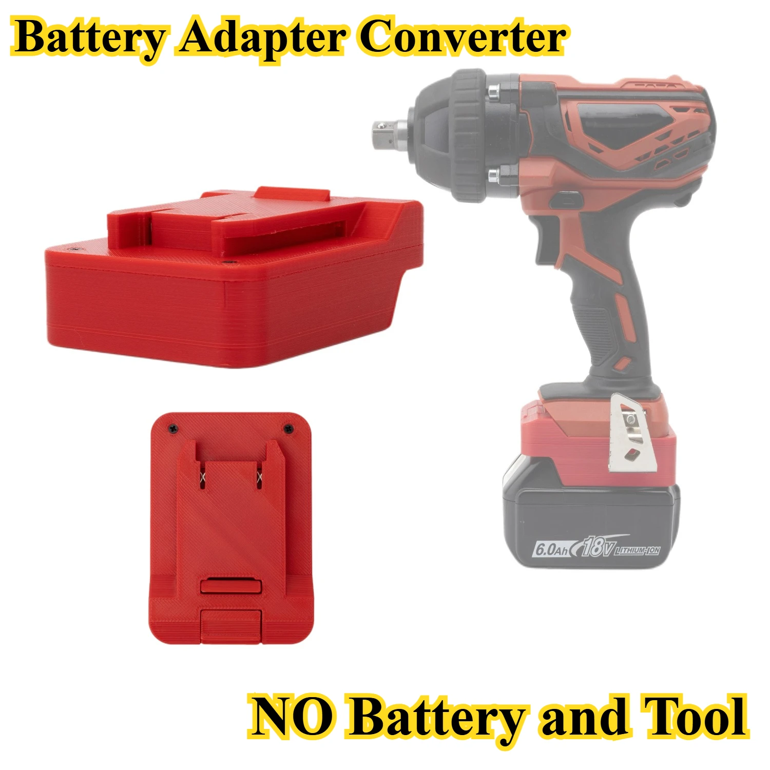 For Makita 18V Li-ion Battery Adapter Convert To YATO 20V Li-ion Battery Adapter Power Tool Accessories(Without Battery)