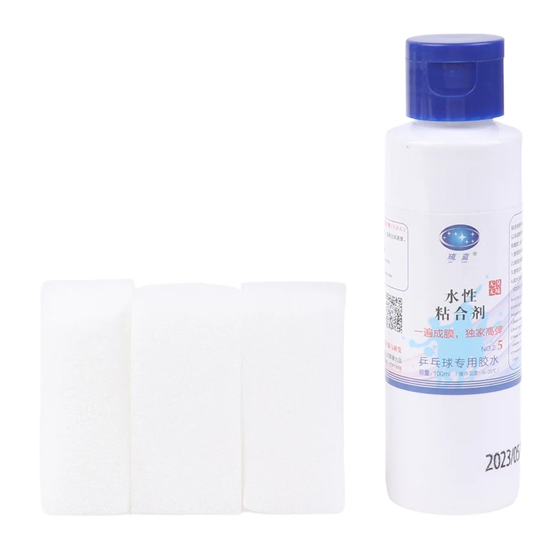 1Pc 100ml Waterbased Glue Water Glue for Table Tennis Inorganic Glue Racket Ping Pong Speed Glue Accessories