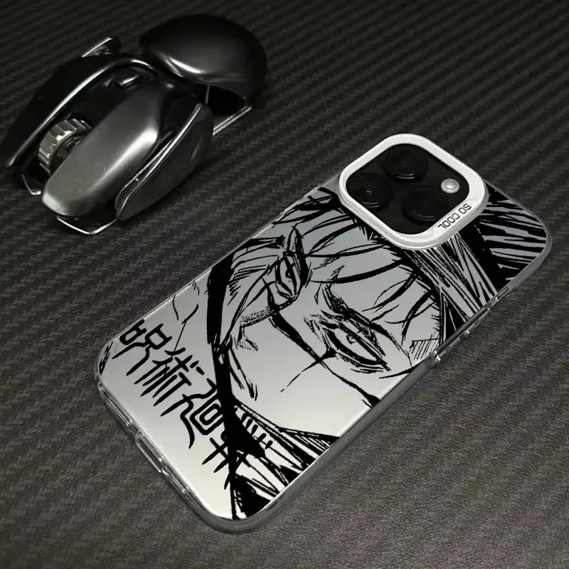 أنيمي كوكه لابل آيفون 17 16 14 15 13 12 11 برو ماكس Jujutsu Kaisen Choso ART حافظة 15 Plus 16e 17Air غطاء هاتف مقاوم للصدمات