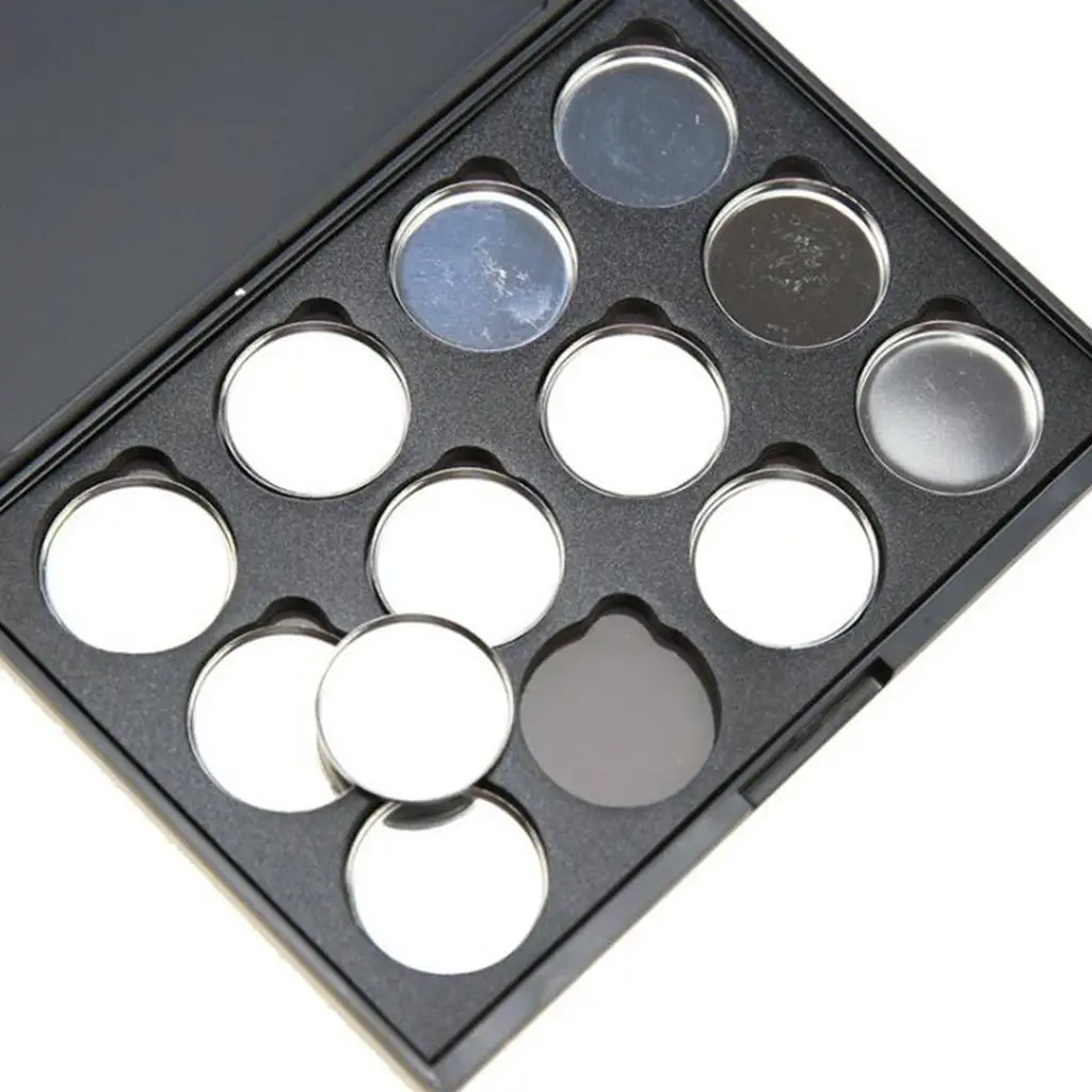 Organisateur de palette cosmétique avec 12 poêles rondes pour le rangement du maquillage