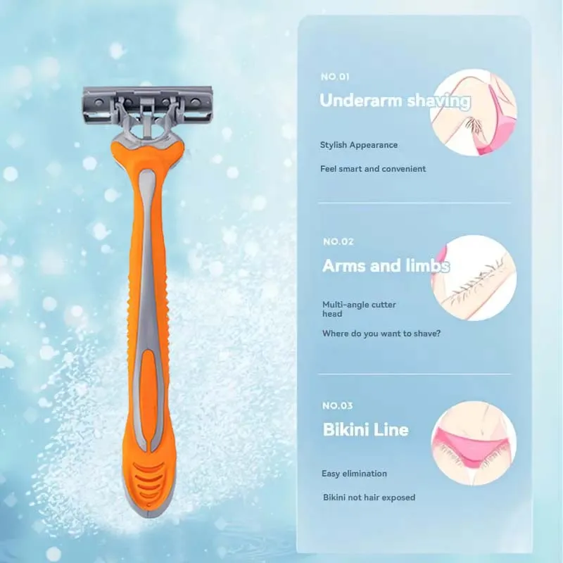 Fashionable men's safety razor, comfortable handle, sharp blade, progressive shaving design, great gift for festivals