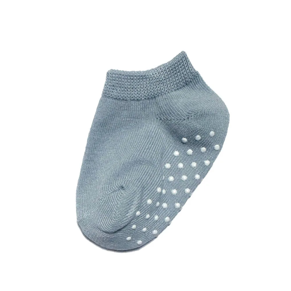 5 paires de chaussettes antidérapantes pour enfants, chaussettes de sol blanches pour bébés garçons et filles