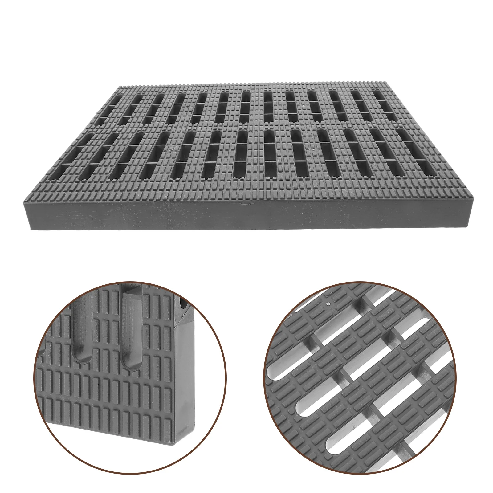 Kunststoff-Grabenabflussabdeckung für Küche und Außenbereich, langlebig, Auffahrt, Kanalablaufrost, Hofgebrauch, Kanalabdeckung