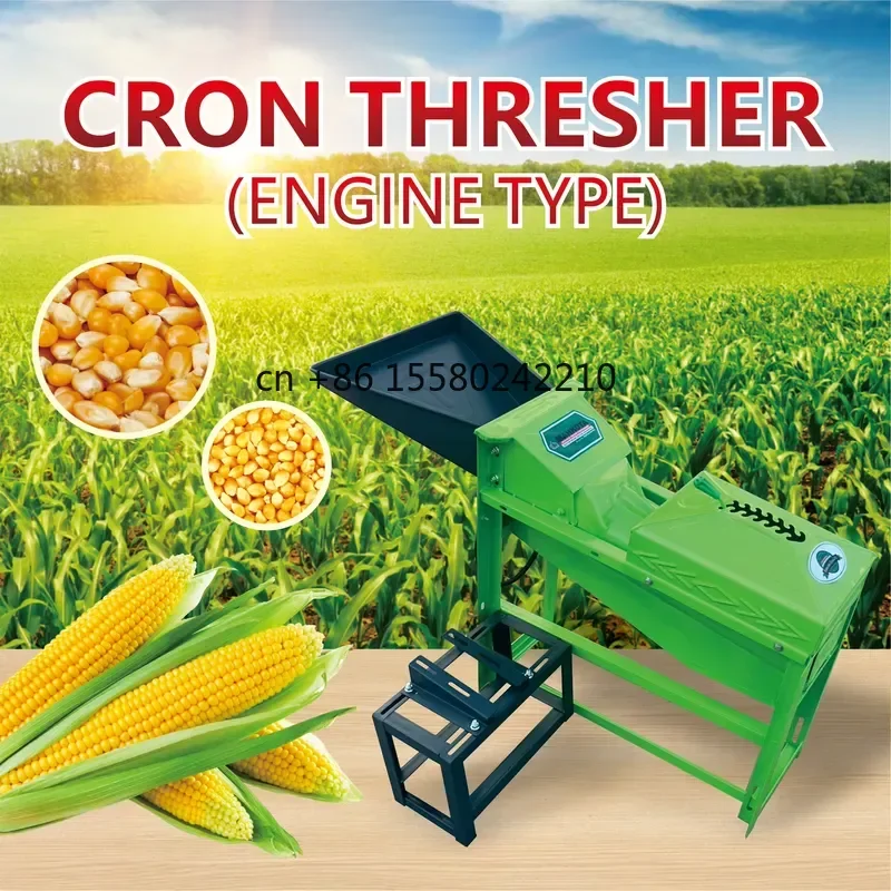 2026 hot for 5TY-60 Corn Thresher Machine Engine High Efficiency Maize Sheller Capacity 1000kg/h With Small MOQ