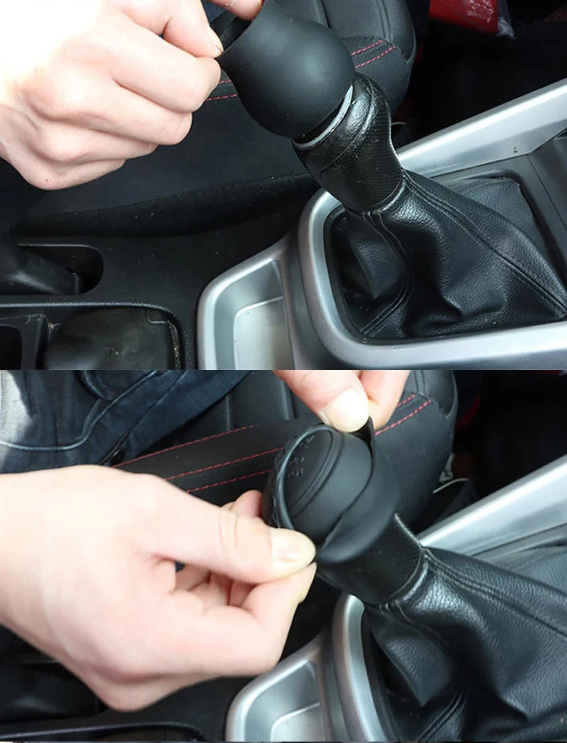 1PC Manuelle 5/6-geschwindigkeit Auto Innen Zubehör Auto Silikon Schaltknauf Abdeckung Shift Nicht-Slip auto Innen Zubehör – Detail 6