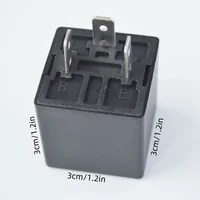 QXNY Relé intermitente de coche de 3 pines CF13 JL-02 0.02A 20A 12V para señal de giro fija LED Hyper Flash