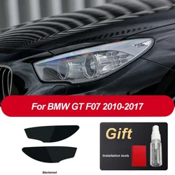 Car Headlight Protective Film Front Headlamp Transparent Black TPU Precut Sticker Deacl For BMW 5 Series GT F07 F10 F11 G30 G31