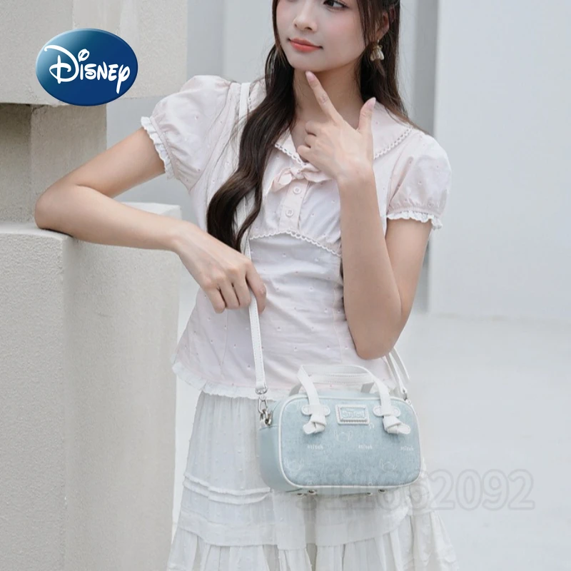 Disney Stitch New Women's Handbag Luxury Brand Original Fashion Women's Shoulder Bag Cartoon Mini Women's Bag High Quality