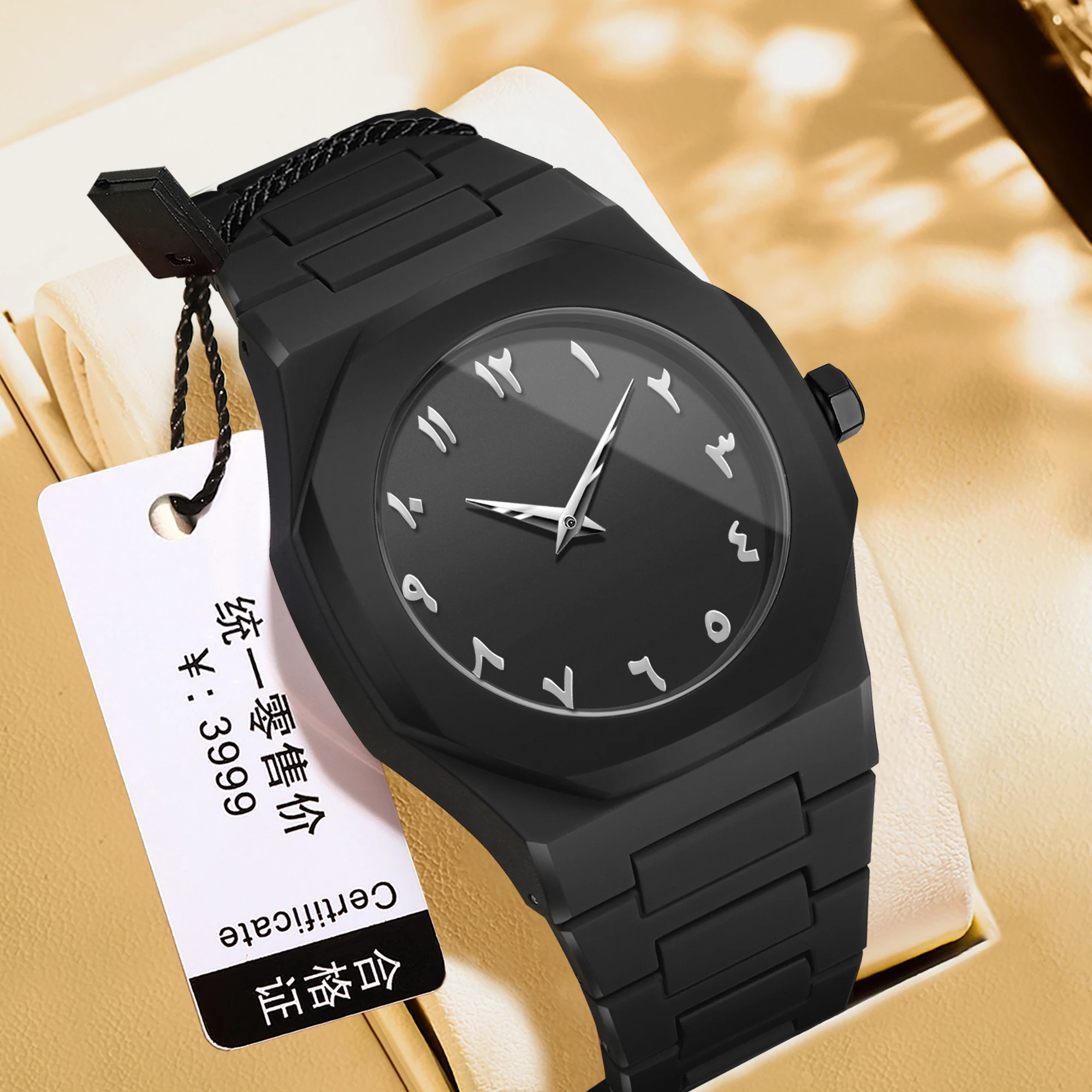 

BINBOND G966 Повседневные и модные мужские кварцевые часы с календарем Водонепроницаемые арабские цифры с дисплеем Ультратонкие мужские кварцевые часы