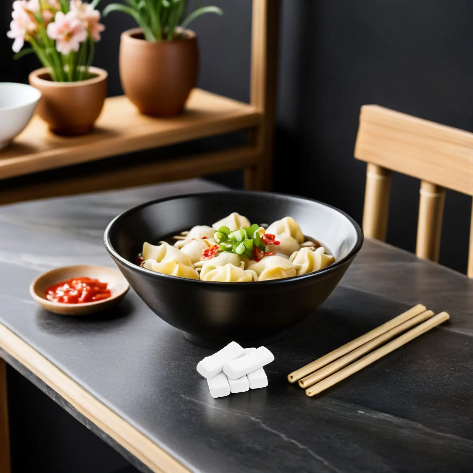 20Pcs Ceramic Chopstick Rest White Porcelain Spoon Fork Holder Dishwasher Safe Hygienic Elegant Dining Table Cutlery Stand