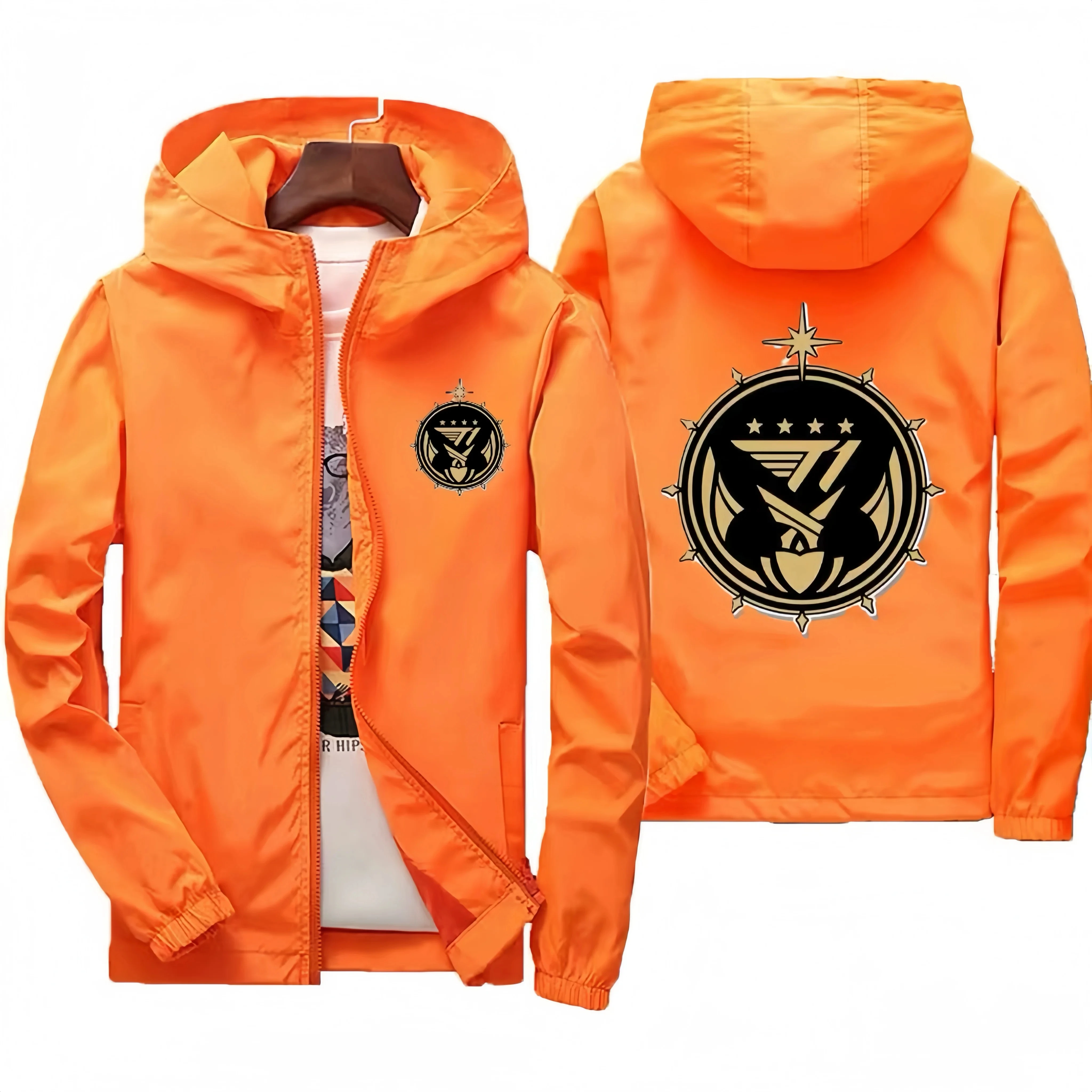 

Spring and Autumn Shakta Multi Color T1LOL LCK SKT Esports Team Set Faker Keria Onner Zeus Bear Market Electric Fan Jacket