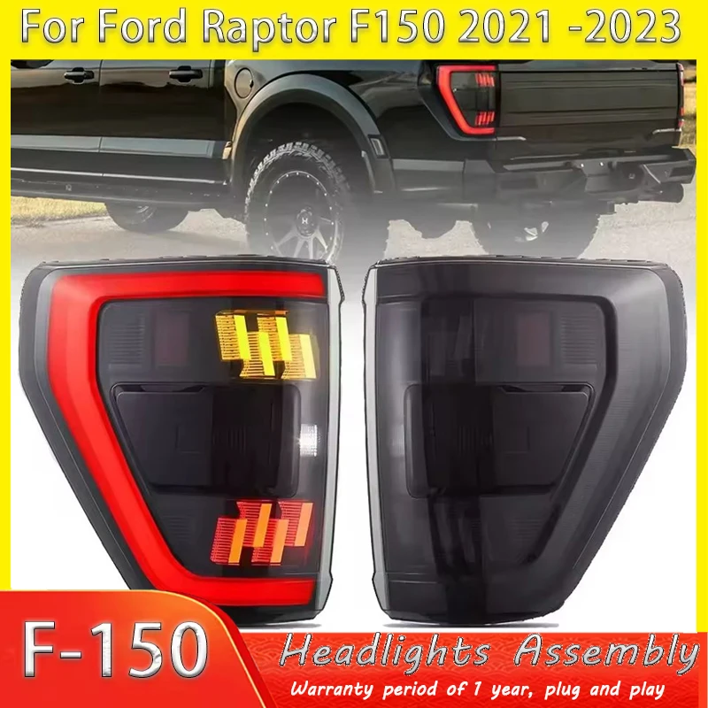 

Car LED Lamp Tail Light Assemblies For Ford Raptor F150 2021 2022 2023 2024 2025 Auto Fog DRL Brake Turn Signal Lamp