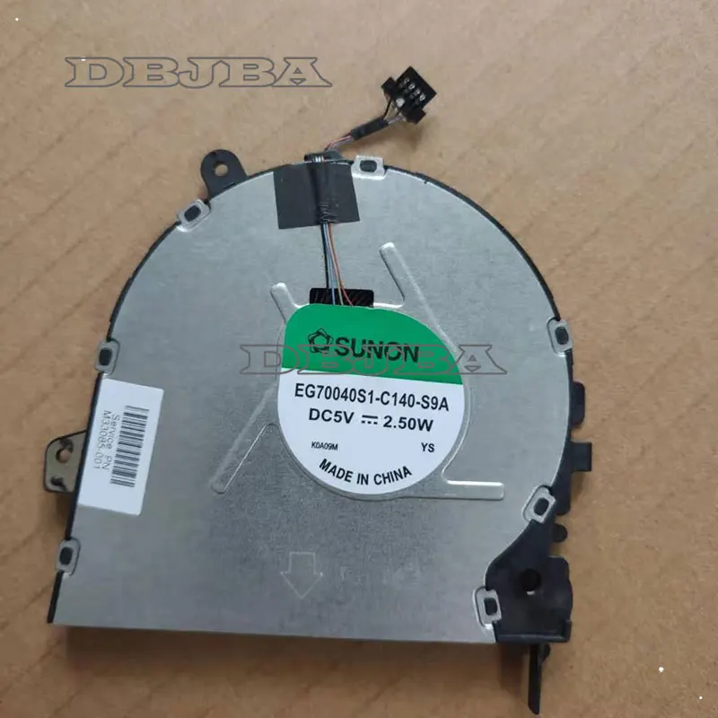 

Laptop CPU Cooling Fan For EG70040S1-C140-S9A DC5V 2.50W 4PIN For HP ProBook 430 G8 TPN Q27C M33085-001