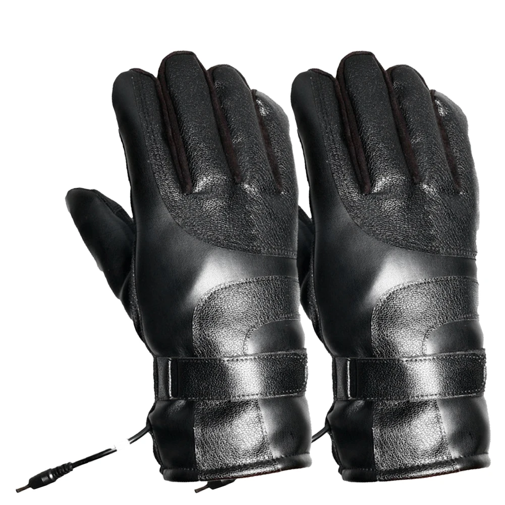 Guantes calefactables USB calentador de manos guantes térmicos eléctricos impermeables Snowboard ciclismo motocicleta bicicleta esquí guantes de invierno al aire libre