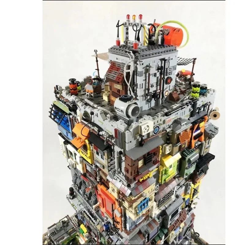 City Building MOC-14245 Doomsday Wasteland Building Town Difficult Building Block Toys Adult DIY Birthday Gift Christmas DiyGift