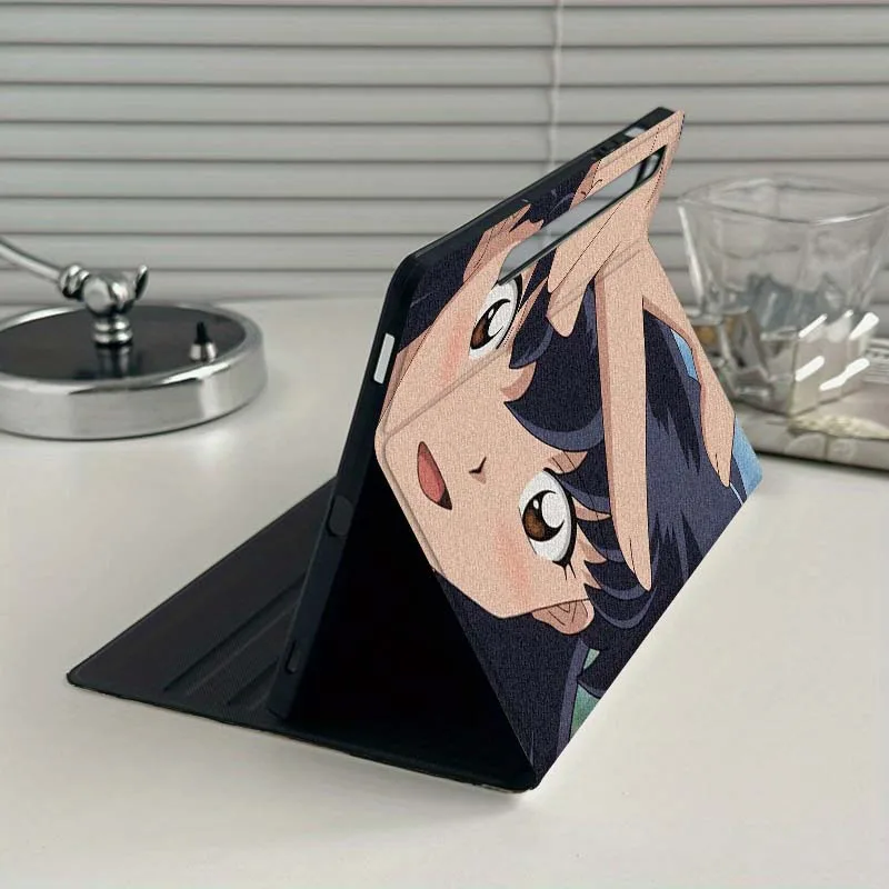 إينوياشا الفن شعبية أنيمي لسامسونج غالاكسي تاب S9 S10 S6 S7 S8 FE زائد لايت بوصة غطاء قابل للطي اللوحي