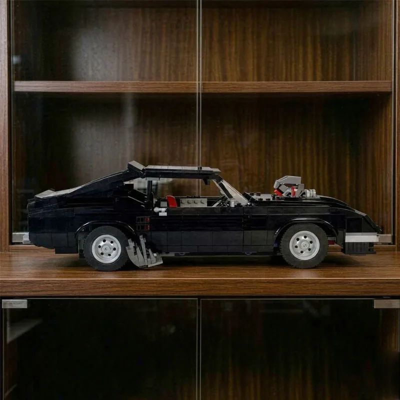 MOC-130944 Classic Sports Car 1456 Pieces, Compatible with 10304 Crazy Interceptor Building Toy, Brick Toy, Birthday DIY Gift